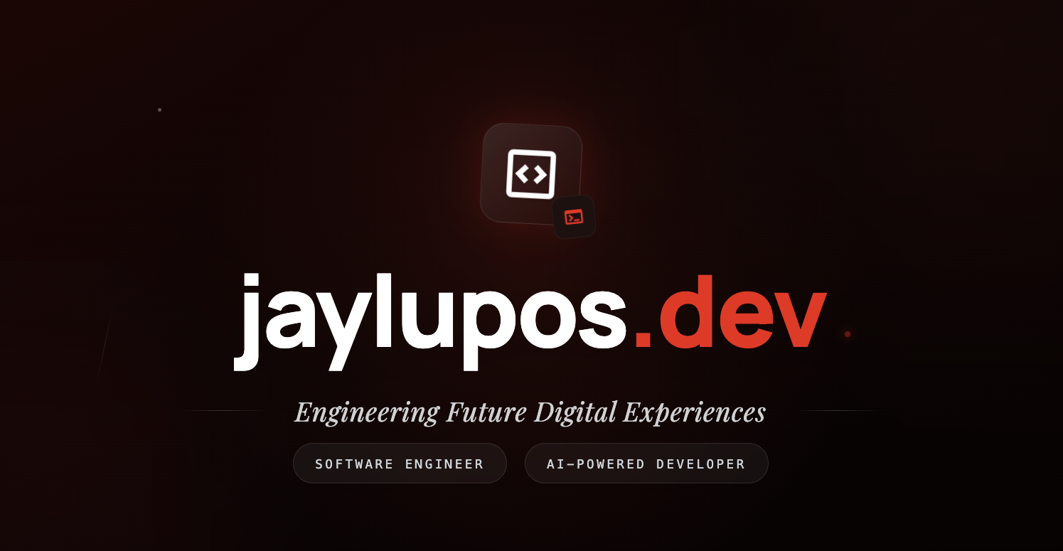 Jay Lupos | Software Engineer & AI-Powered Developer